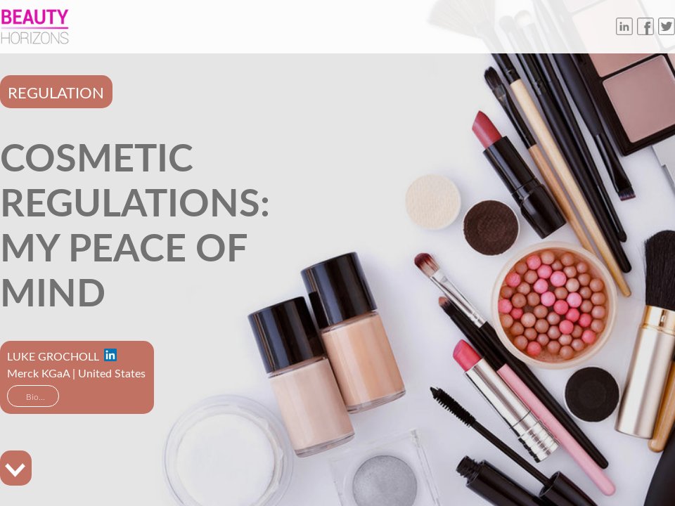 Cosmetic regulations: My peace of mind - BEAUTY HORIZONS 1 2021 WW