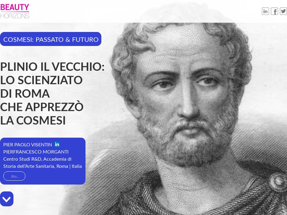 Plinio il Vecchio: lo scienziato di Roma che apprezzò la cosmesi