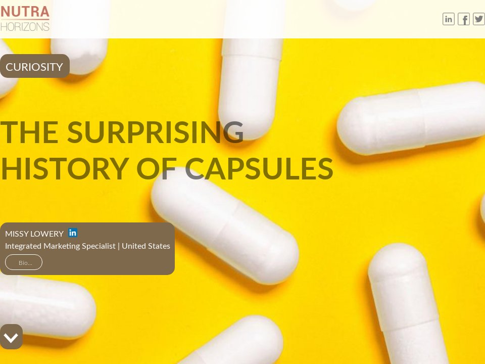 what's capsule biography